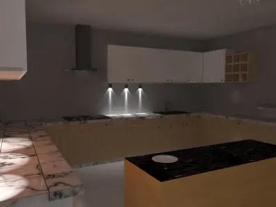 architectural building 3D model