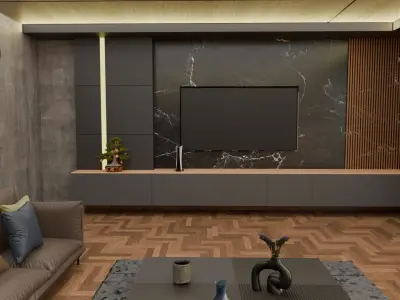 Living Room Free 3D model