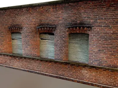 Old building Low-poly 3D model buy