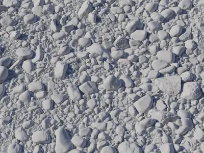 Realistic River Pebbles Ground Texture Texture