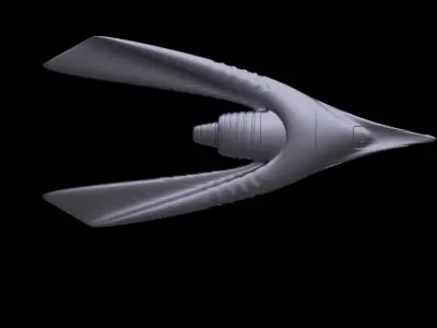 3D Printable Model of Space Ship NYO 3D print model