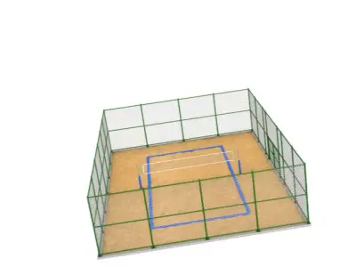 Volleyball Court 3D model