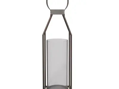 Tabletop Lantern PBR 3D model