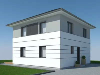 Family House 6 3D model