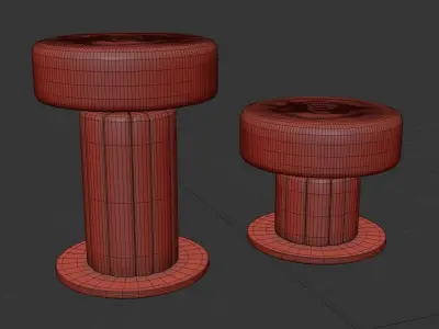 Melogranoblu RapaNui table lamp 3D model