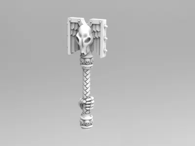 Wolf Priest Rods of Office - Standard And Next Gen Hands 3D print model