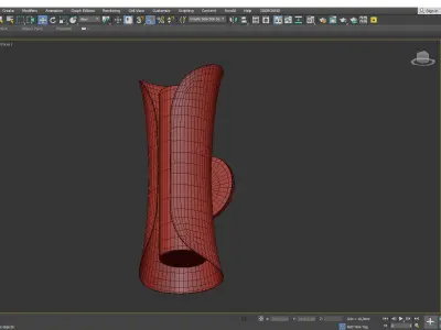 Josie Sconce Low-poly 3D model