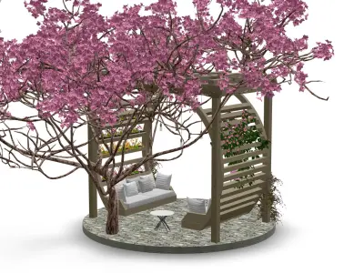 Relaxing place 3D model