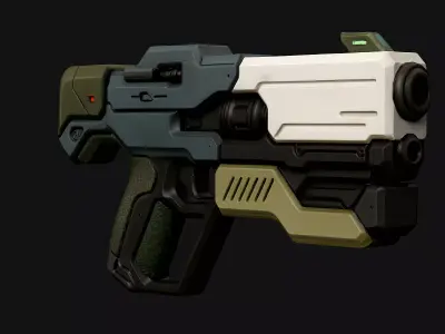 Pistol Sci Fi A141984 3D model