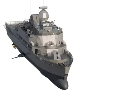 GREEK NAVY GUARD PATROL BOAT 3D model