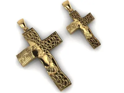 JESUS PENDANT 3D print model