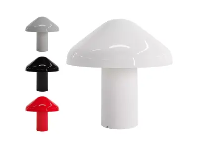 Pao Portable Table Lamp by HAY 3D model