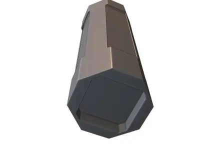 Scifi concept bottle 3D model