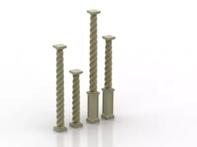 COLUMN SPIRAL Free 3D model