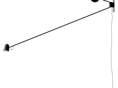 COUNTERBALANCE wall lamp from LUCEPLAN 3D model