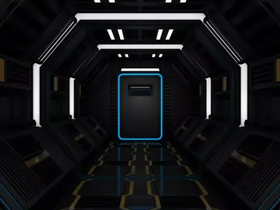 Sci Fi Corridor 3D model