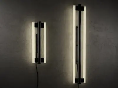 Eiffel Wall Lamp Free 3D model