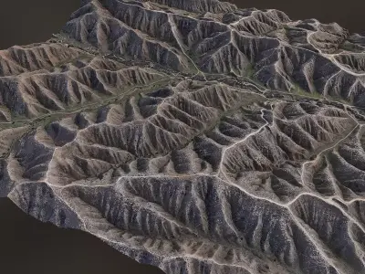 Landscape D - Scan 3D model