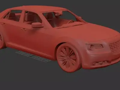 Chrysler 300 2011 3D print model