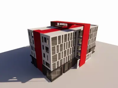 Building Hospital 3D model