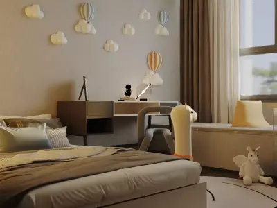 Children s Room 3D model buy