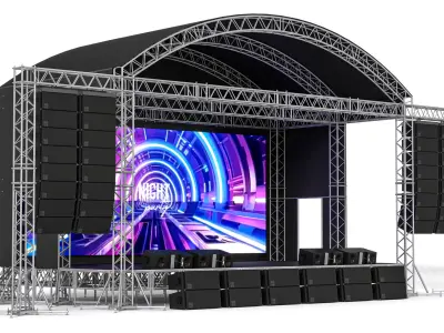 Concert Stage 03 3D model