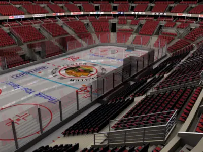 Ice Hockey Arena 3D model