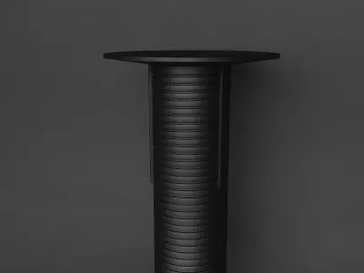 Table lamp Thread Lamp animated 3D model