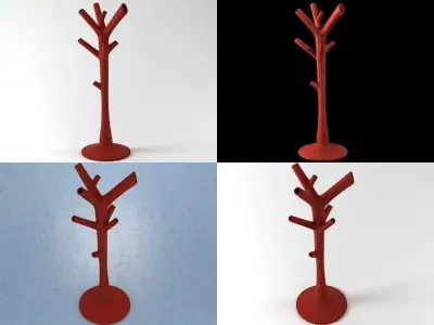 Corallo Coat Hanger 3D model
