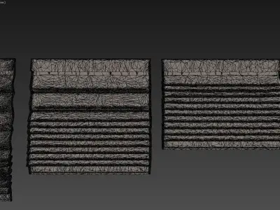 Roman shades 2 3D model