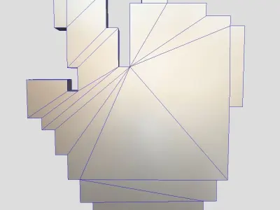 Cursor Hand 2 Low-poly 3D model