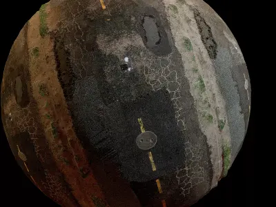WORN ROAD TEXTURE PBR - SEAMLESS  Texture