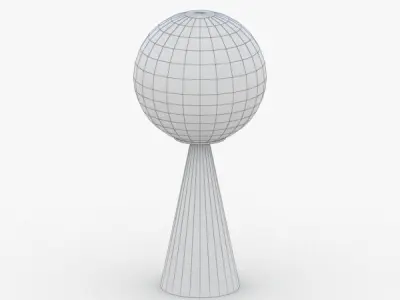 1390 - Table Lamp Low-poly 3D model