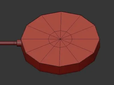 AK751 chandelier with four circles 3D model