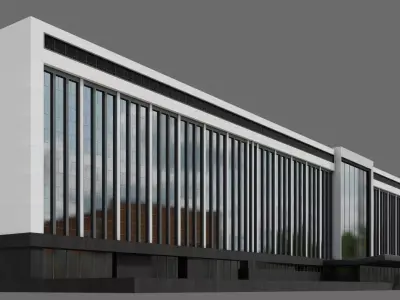 University building ID010 3D model