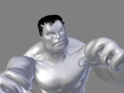 Hulk Rigged and Animated 2018 Low-poly 3D model