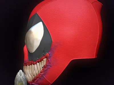 Venomized Deadpool Venom MAshup 3D DIGITAL DOWNLOAD 3D print model