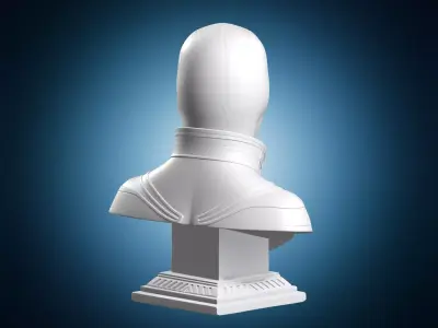 Spiderman Bust Sculpture 3D print model