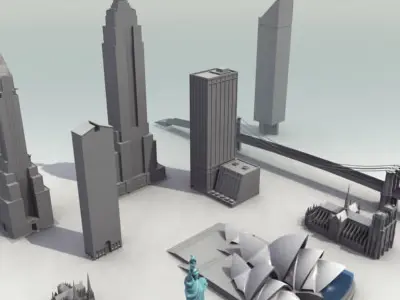 Landmark Collection 01 3D model