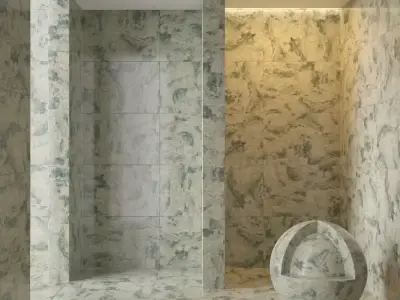 Marble wall 117 3D model