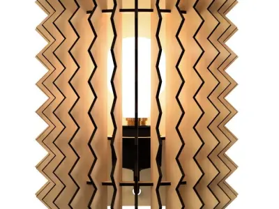 WALL LIGHT STL AND DXF FILES 9 3D print model