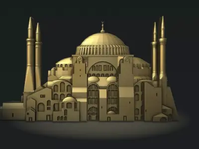 Hagia Sophia 3D print model