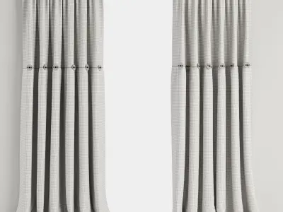Curtain Set M23 3D model