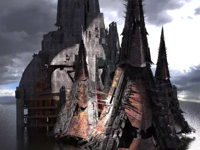 Order out of Chaos Towers  3D model