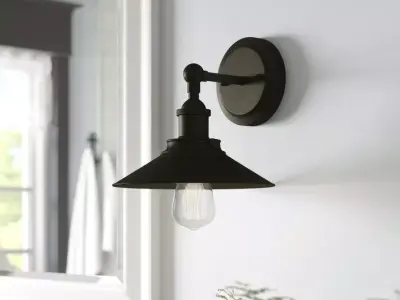 Morganton Light Oil Rubbed Bronze Armed Sconce 3D model