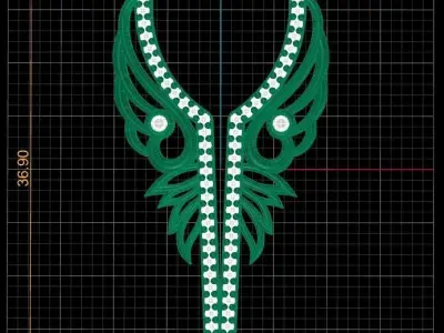 Wing Angel Pendant 3D print model