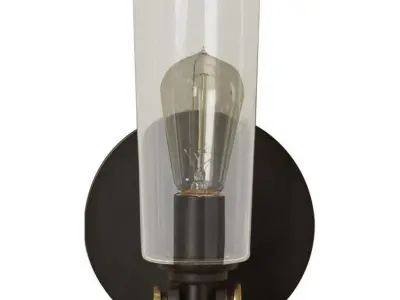 Mamani Light Western Bronze Armed Sconce 3D model