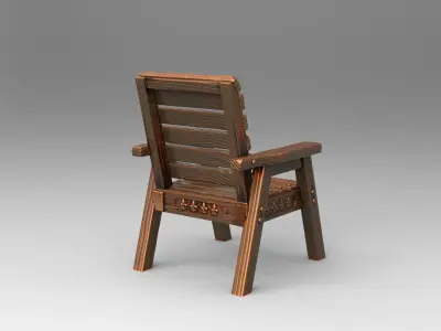 Garden chair Free 3D print model