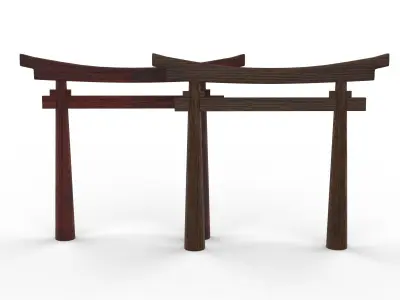 Torii Gate 3D model