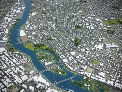 Minneapolis - Saint Paul 3D Model Pack